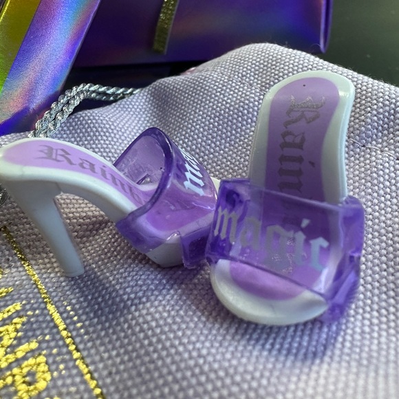 Rainbow High Mini Accessories Studio Violet Willow Crystal High Heels 👠 Violet - Picture 9 of 11